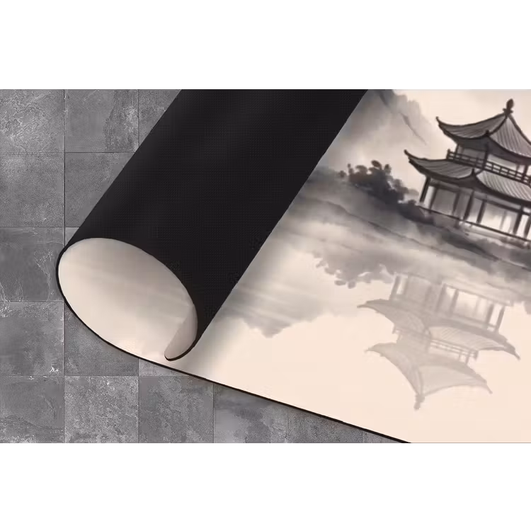 Zon - Japans - Traditioneel Keukenloper - keukenmat middel -closeup