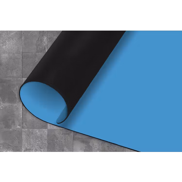 Steel - Blue - Blauw Keukenloper - keukenmat middel 536 -closeup