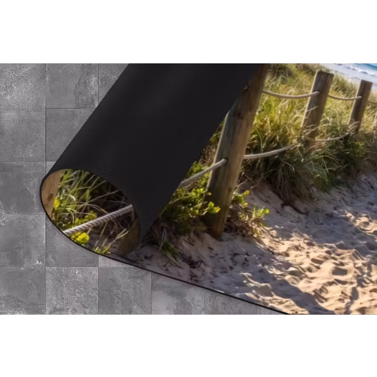 Strand - Zandpad - Oceaan - Natuur Keukenloper - keukenmat middel -closeup