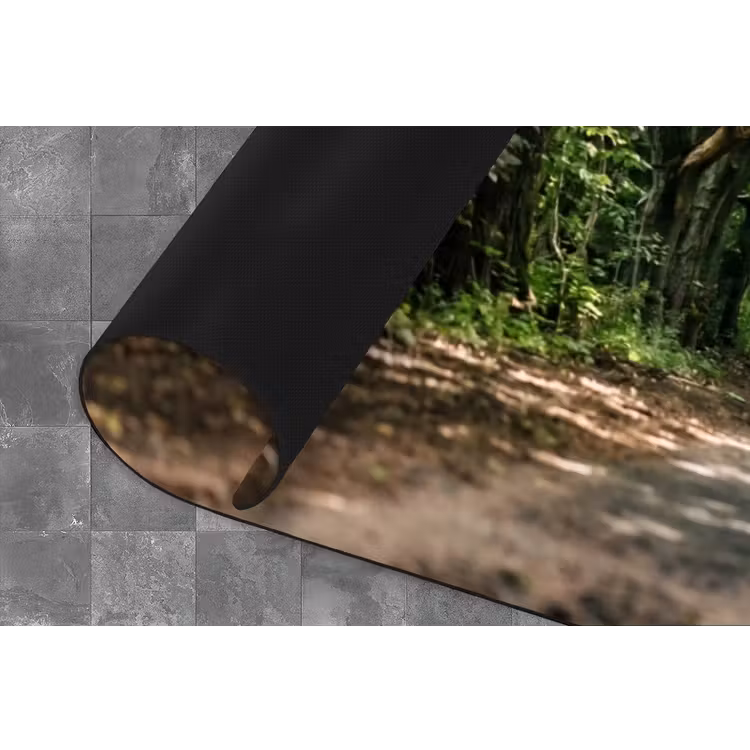 Weg - Bomen - Natuur - Groen Keukenloper - keukenmat middel -closeup