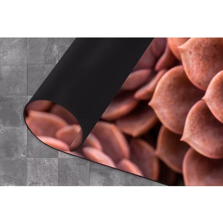 Vetplant - Organisch - Roze Keukenloper - keukenmat middel -closeup