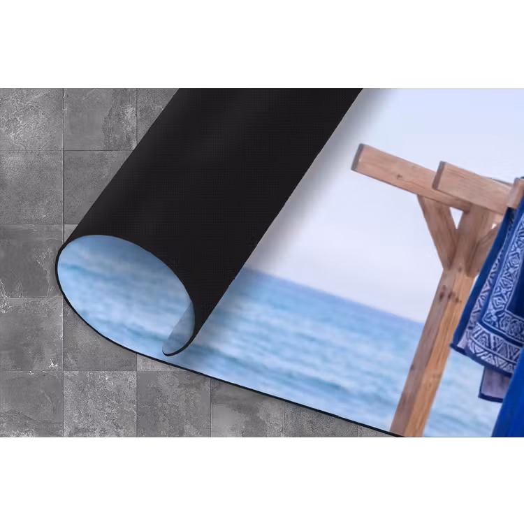 Surfplank - Strand - Zomer - Blauw - Water Keukenloper - keukenmat middel -closeup