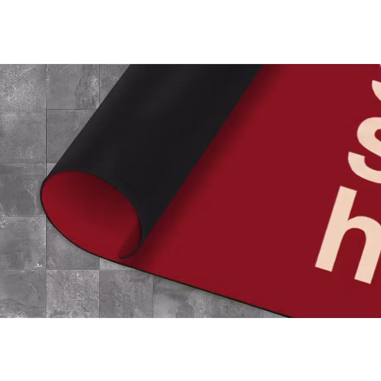 Tekst - Studie - Motivatie - Modern - Rood Keukenloper - keukenmat middel -closeup