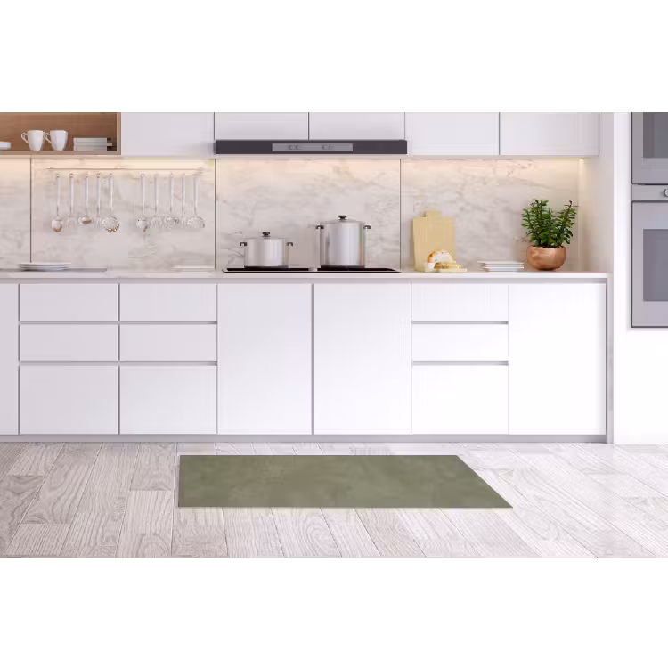 Textuur - Betonlook - Achtergrond - Modern - Groen Keukenloper - keukenmat middel -sfeer3