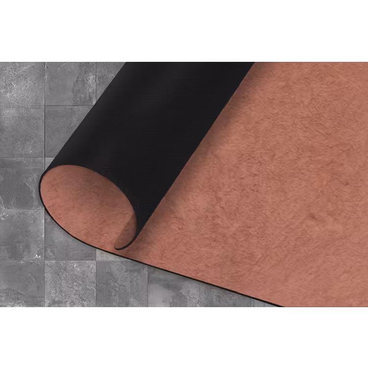Textuur - Roodbruin - Grof - Modern Keukenloper - keukenmat middel -closeup