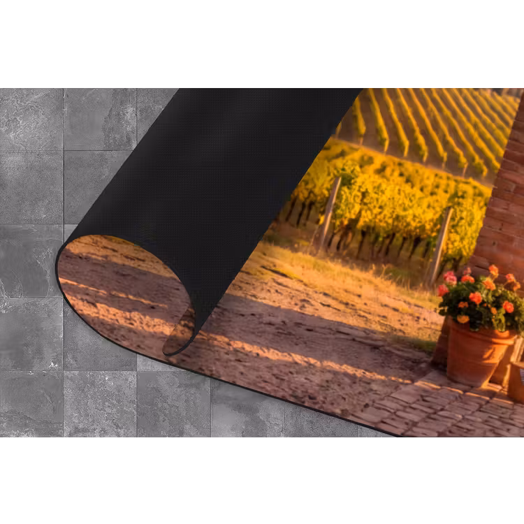 Poort - Landschap - Platteland - Zonlicht - Warm Keukenloper - keukenmat middel -closeup