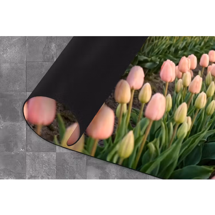 Tulpen - Landschap - Roze Keukenloper - keukenmat middel -closeup