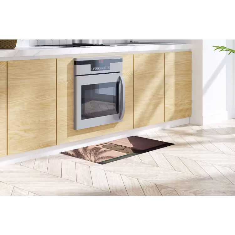 Deur - Hout - Architectuur - Groen - Rustiek Keukenloper - keukenmat middel -sfeer2