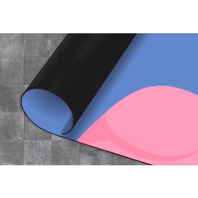Vogel - Paar - Dieren - Modern - Roze Keukenloper - keukenmat middel -closeup