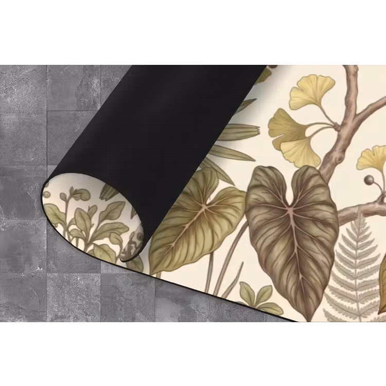 Vogels - Tropisch - Botanisch - Roze Keukenloper - keukenmat middel -closeup