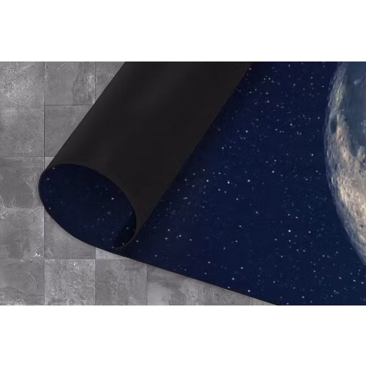 Ruimte - Maan - Kosmos Keukenloper - keukenmat middel -closeup