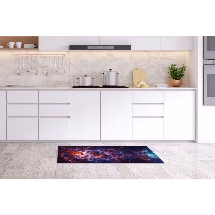 Space - Stars - Abstract - Colorful Keukenloper - keukenmat middel -sfeer3