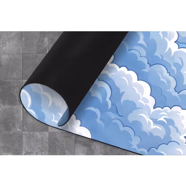 Wolken - Hemel - Abstract - Wit Keukenloper - keukenmat middel -closeup