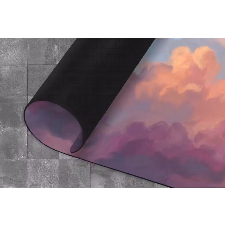 Wolken - Lucht - Natuur - Abstract - Kleurrijk Keukenloper - keukenmat middel -closeup