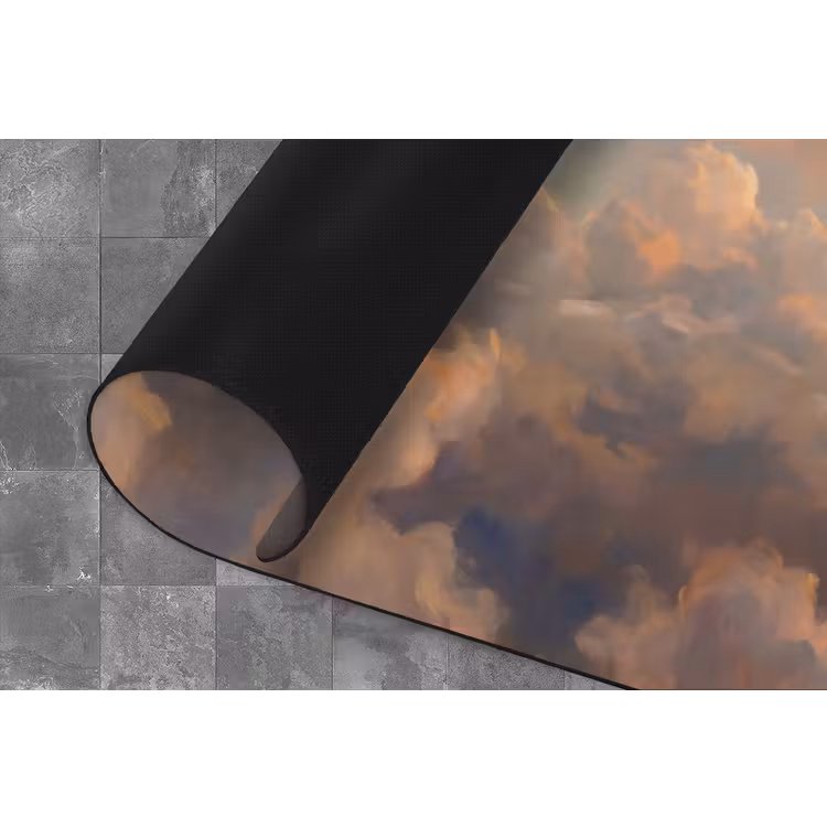 Wolken - Zonsondergang - Natuur - Abstract - Goud Keukenloper - keukenmat middel -closeup