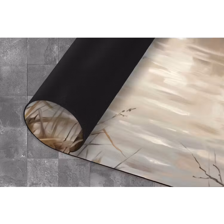 Winterkoninkje - Tak - Rivier - Natuur - Sfeervol Keukenloper - keukenmat middel -closeup