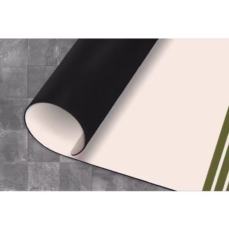 Abstract - Bogen - Modern - Groen - Kunst Keukenloper - keukenmat middel -closeup