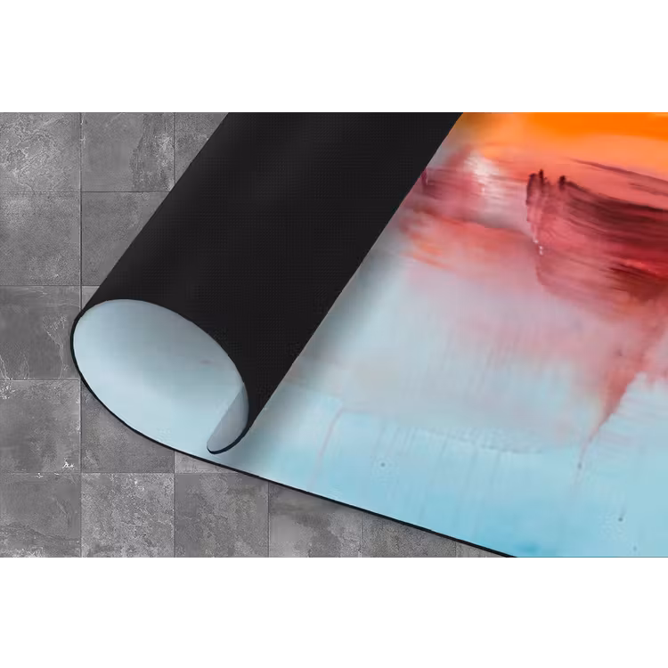 Abstract - Kleuren - Modern - Kunst - Roze Keukenloper - keukenmat middel -closeup