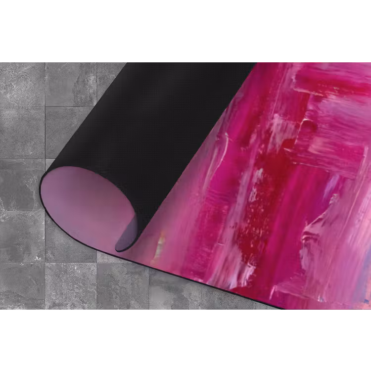 Abstract - Kleuren - Modern - Roze Keukenloper - keukenmat middel -closeup