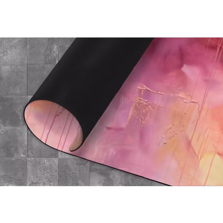 Abstract - Kleuren - Modern - Roze - Paars Keukenloper - keukenmat middel -closeup