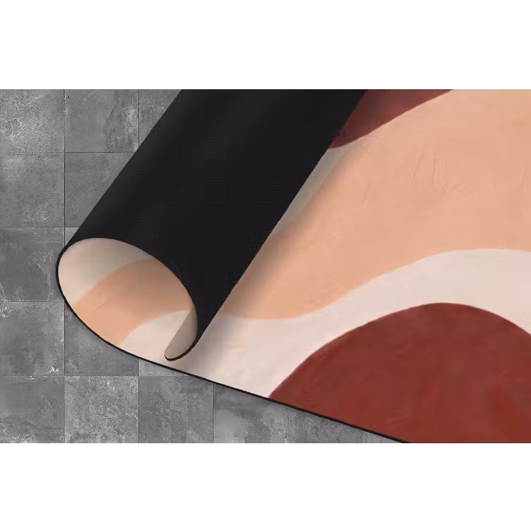 Abstract - Vormen - Organisch - Aardetinten - Modern Keukenloper - keukenmat middel -closeup