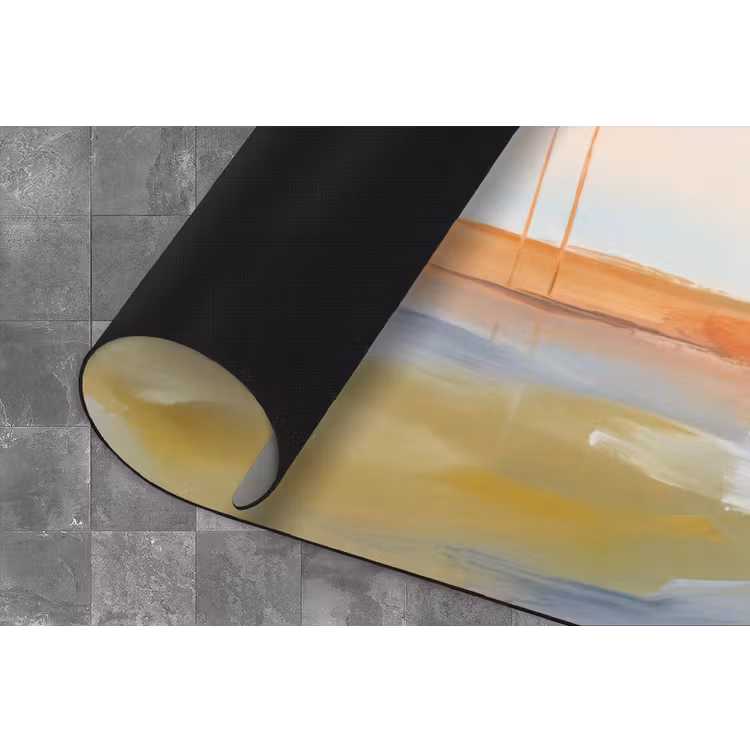 Abstract - Landschap - Horizon - Modern - Kleurrijk Keukenloper - keukenmat middel -closeup