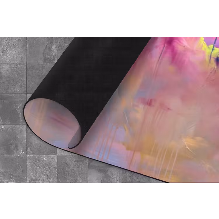Abstract - Textuur - Kleuren - Modern - Roze Keukenloper - keukenmat middel -closeup