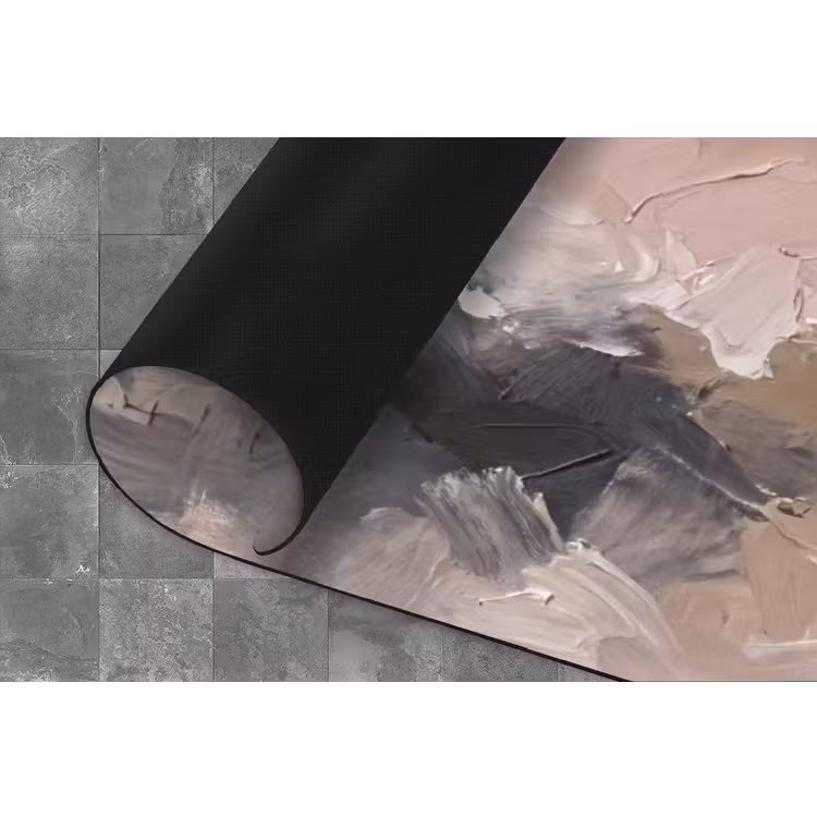 Abstract - Textuur - Kunst - Modern - Beige Keukenloper - keukenmat middel -closeup