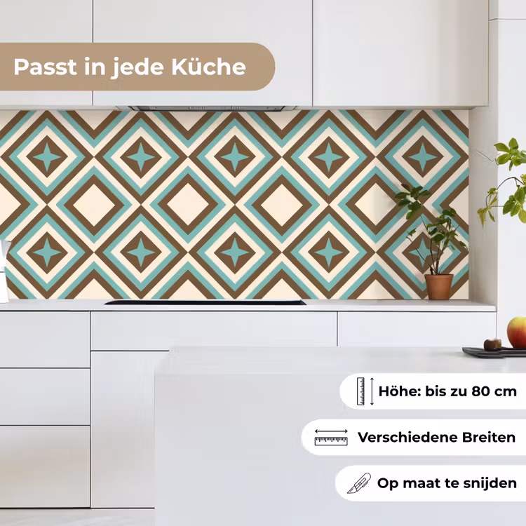Jaren 50 - Ster - Design keuken achterwand 2 middel 871 -sfeer4_DE