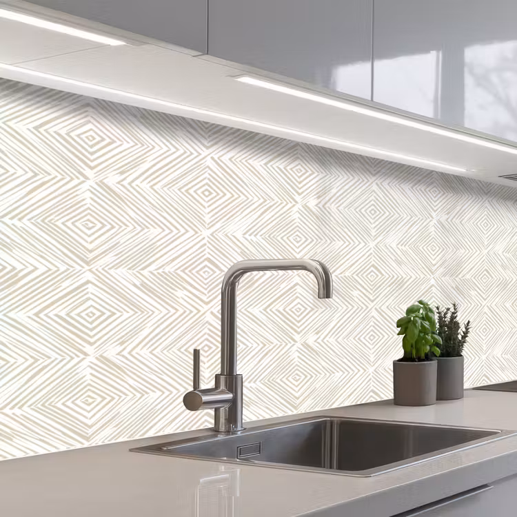 Abstract - Ruiten - Beige keuken achterwand 2 middel 871 -3d_schuin