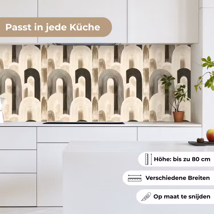 Abstract - Patroon - Bogen keuken achterwand 2 middel 871 -sfeer4_DE