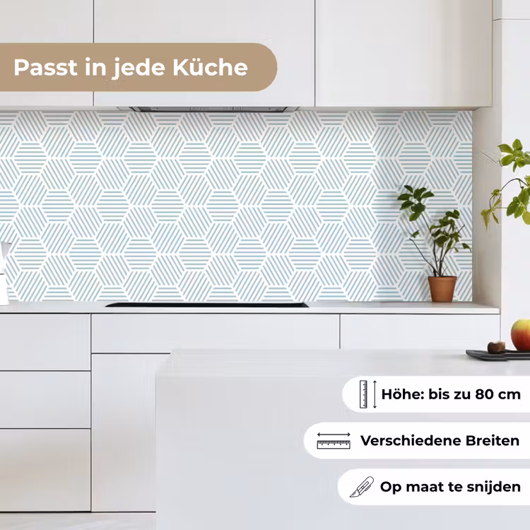 Abstract - Patronen - Design keuken achterwand 2 middel 871 -sfeer4_DE