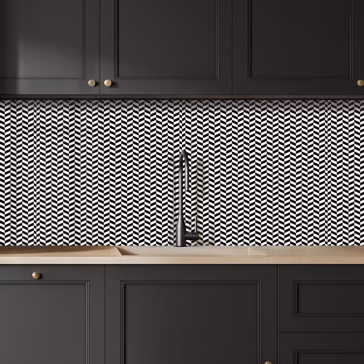 Abstract - Patronen - Design - Lijn keuken achterwand 2 middel 871 -sfeer1