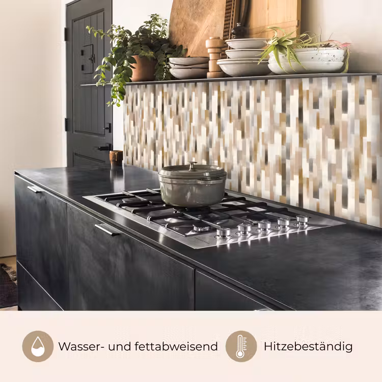 Abstract - Patroon - Kwaststreken keuken achterwand 2 middel 871 -usp_DE