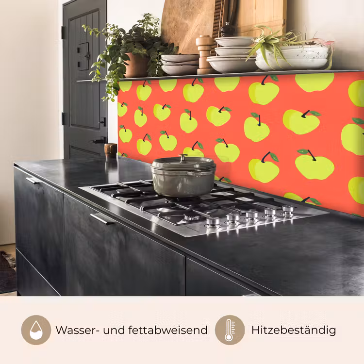 Appels - Modern - Groen keuken achterwand 2 middel 871 -usp_DE