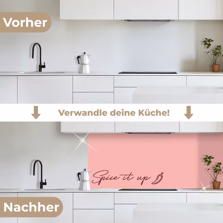 Spice it up keuken achterwand 2 middel -voor-na_DE