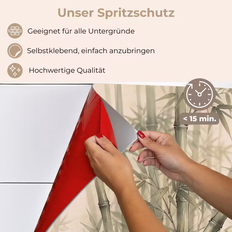 Bamboe - Bladeren - Aziatisch - Groen - Natuur keuken achterwand spatscherm klein -spatscherm_DE
