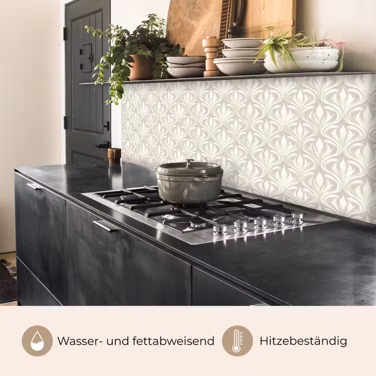 Barok - Patroon - Beige keuken achterwand 2 middel 871 -usp_DE