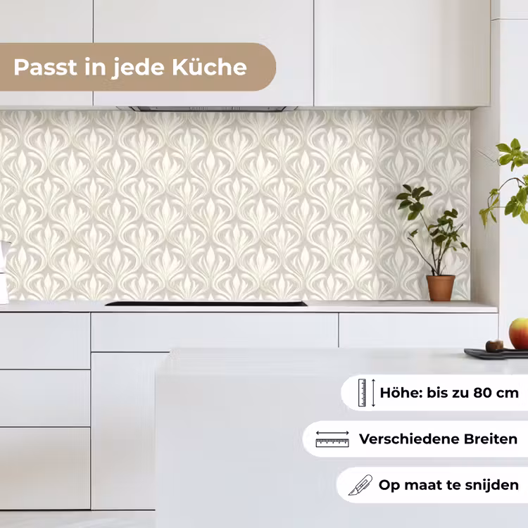 Barok - Patroon - Beige keuken achterwand 2 middel 871 -sfeer4_DE