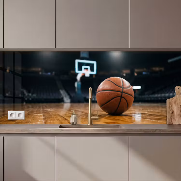 Basketbal - Arena - Sport keuken achterwand 2 middel zz_3dshopping
