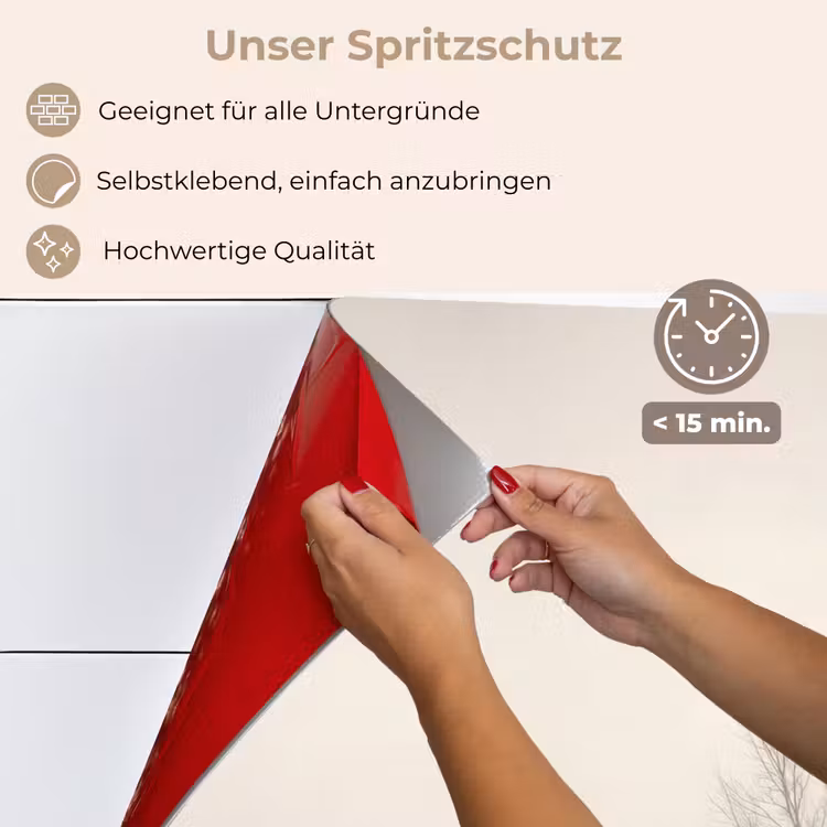 Boom - Mist - Sneeuw - Winter - Minimalistisch keuken achterwand spatscherm klein -spatscherm_DE