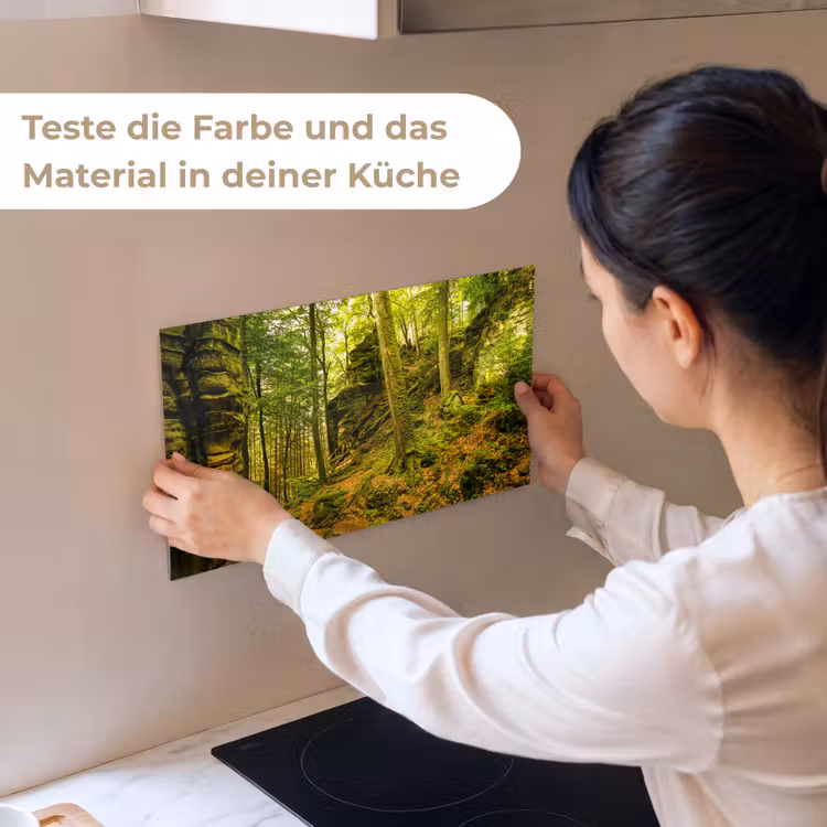 Bomen - Steen - Bos - Natuur - Planten keuken achterwand sample klein -USP_sampleDE