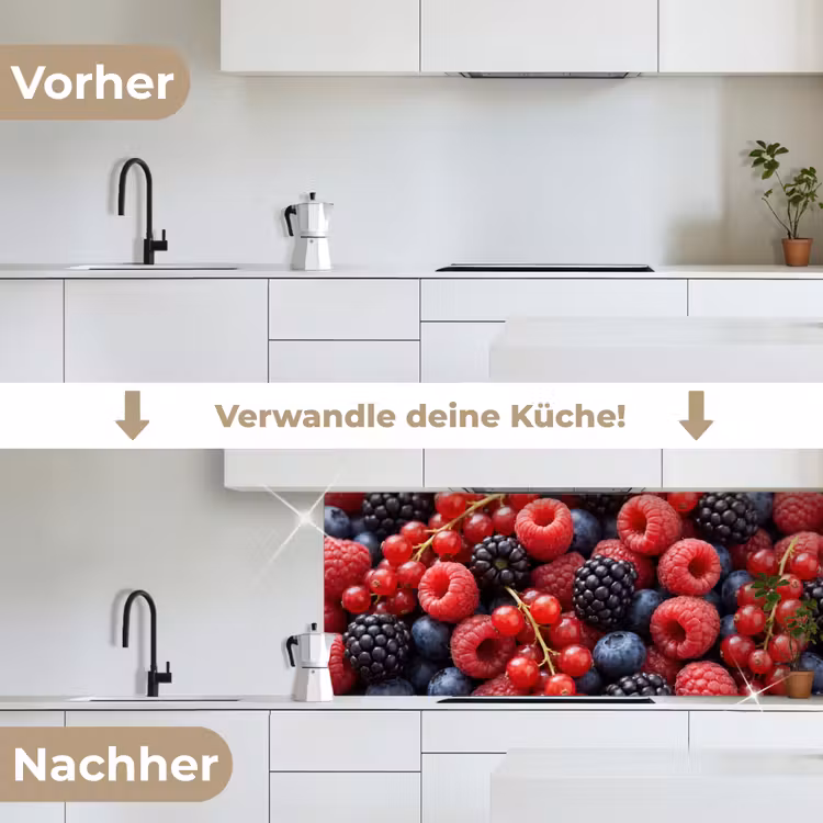 Bessen - Mix - Vers - Eten - Kleurrijk keuken achterwand 2 middel -voor-na_DE