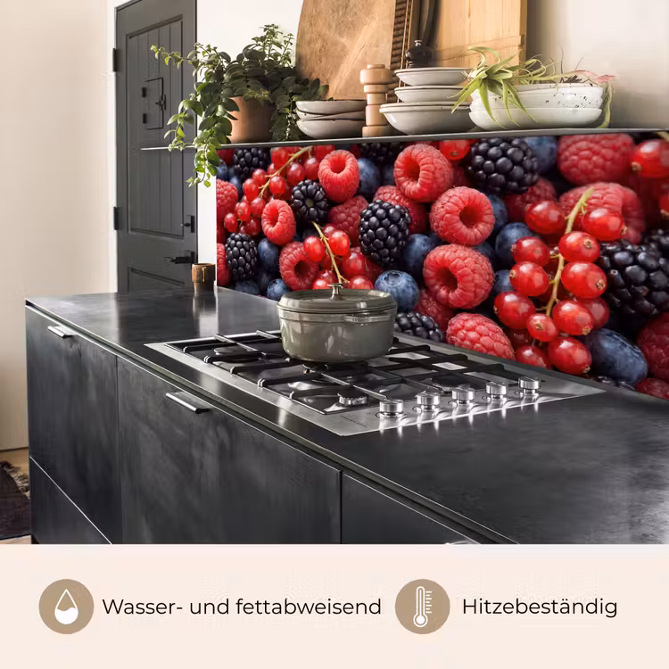 Bessen - Mix - Vers - Eten - Kleurrijk keuken achterwand 2 middel -usp_DE