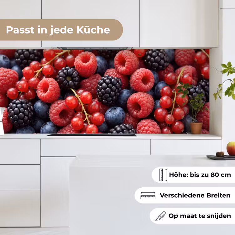 Bessen - Mix - Vers - Eten - Kleurrijk keuken achterwand 2 middel -sfeer4_DE