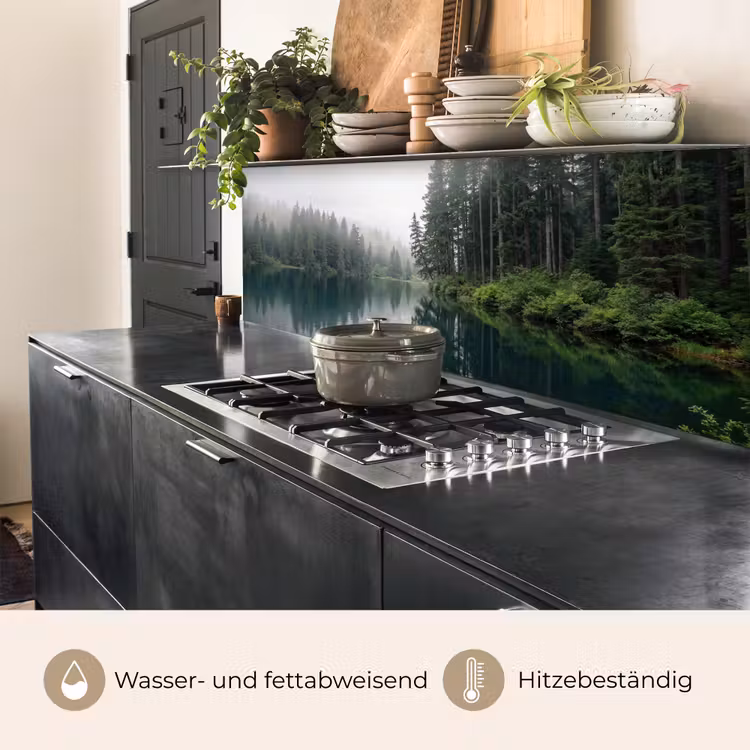 Bergen - Meer - Bos keuken achterwand 2 middel -usp_DE