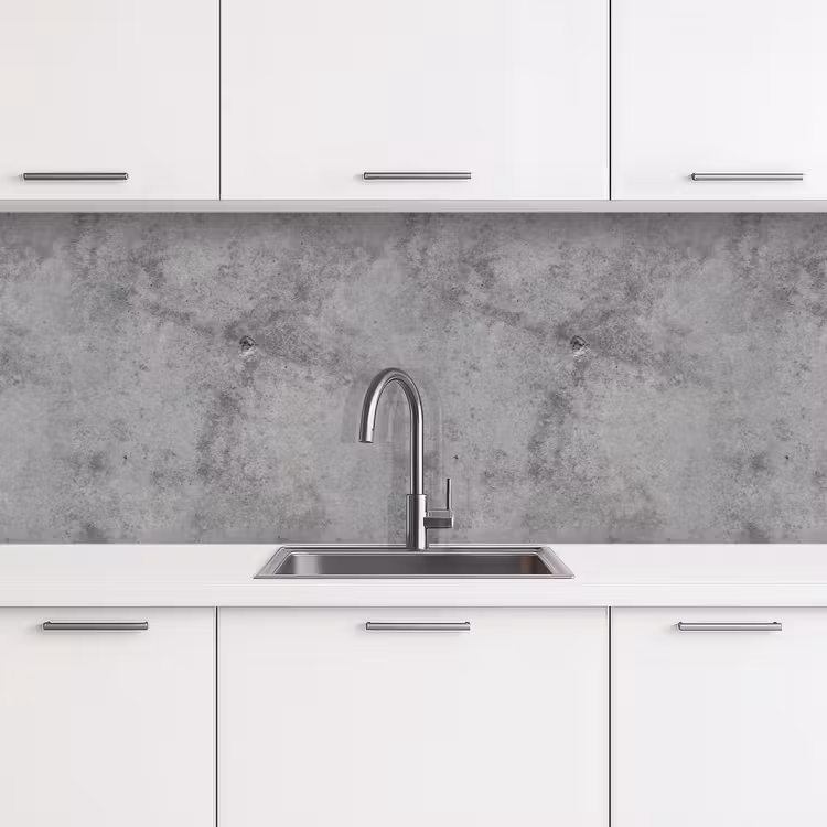 Beton - Grijs - Patronen keuken achterwand 2 middel 871 -3d