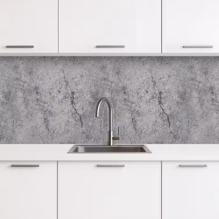 Beton - Muur - Industrieel - Patronen keuken achterwand 2 middel 871 -3d