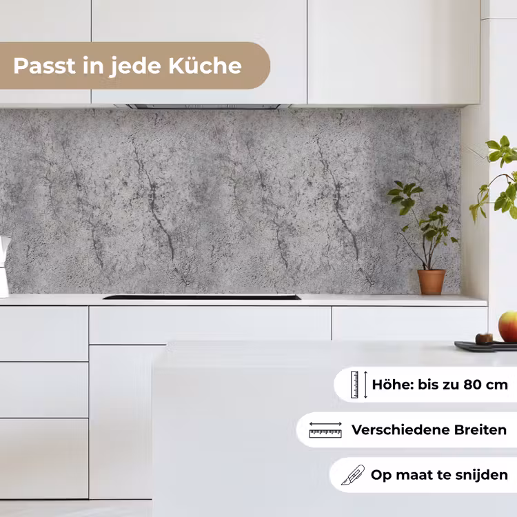 Beton - Muur - Industrieel - Patronen keuken achterwand 2 middel 871 -sfeer4_DE