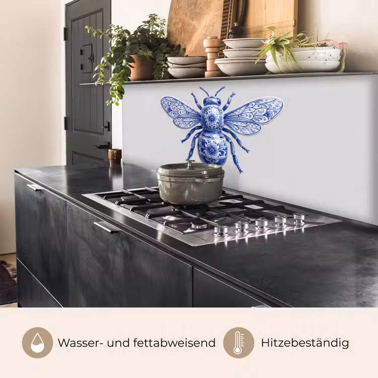 Bij - Modern - Delfts - Blauw keuken achterwand 2 middel -usp_DE